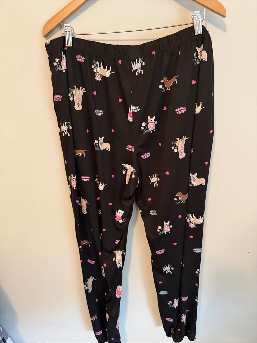 Dog Print Pajama Lounge Joggers Size 2X